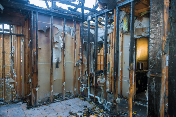Professional Soot Cleanup technician working in Oxford, OH